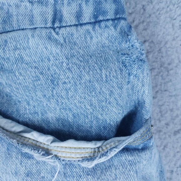 Good American Jeans Women's 16 (W42xL33) Light Wash Denim High Rise Distressed - Picture 10 of 13